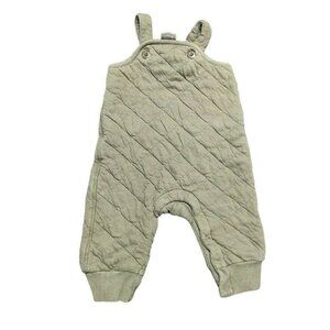 Hanna Quilted Overalls Olive Green (70/6-12m)